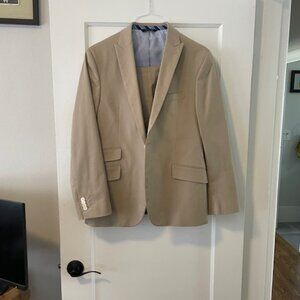Brand New Men's Banana Republic Beige Brown Tan Suit